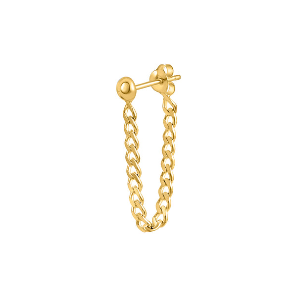 VIKA jewels Stud Stecker Earrings Kette Chain Ohrringe recycled recycling sterling silber silver handmade handgemacht Bali fashion jewels jewelry schmuck 18 carat karat gold plated vergoldet