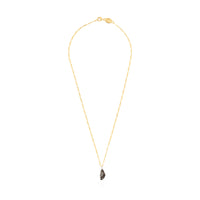 Meteorite 1,8g with 40cm figaro necklace gold plated