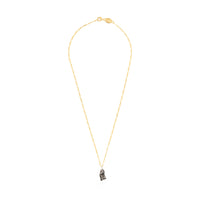 Meteorite 2g with 40cm figaro necklace gold plated