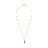 Meteorite 2,1g with 70cm LINK necklace gold plated