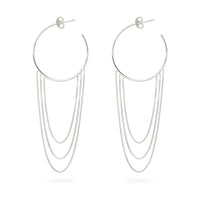 CIRCLE CHAIN EARRINGS