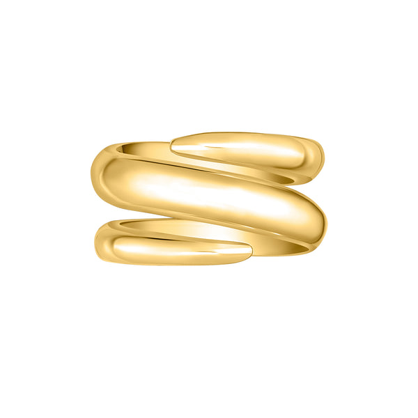  VIKA jewels ring silber 18 karat vergoldet gold recycling recycled sterling silver schmuck handgemacht bali Kombination clasp spiral finger