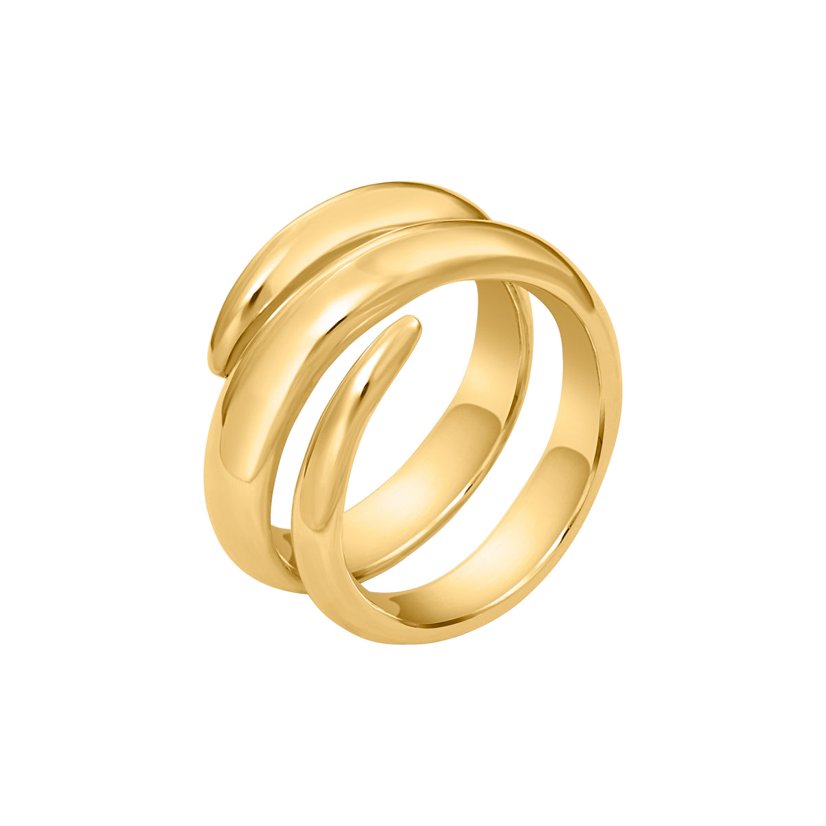  VIKA jewels ring silber 18 karat vergoldet gold recycling recycled sterling silver schmuck handgemacht bali Kombination clasp spiral finger