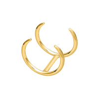 EMBRACE RING gold plated