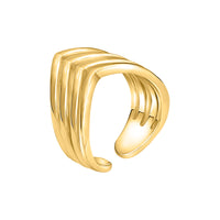 MIGRANT RING MIDI gold plated