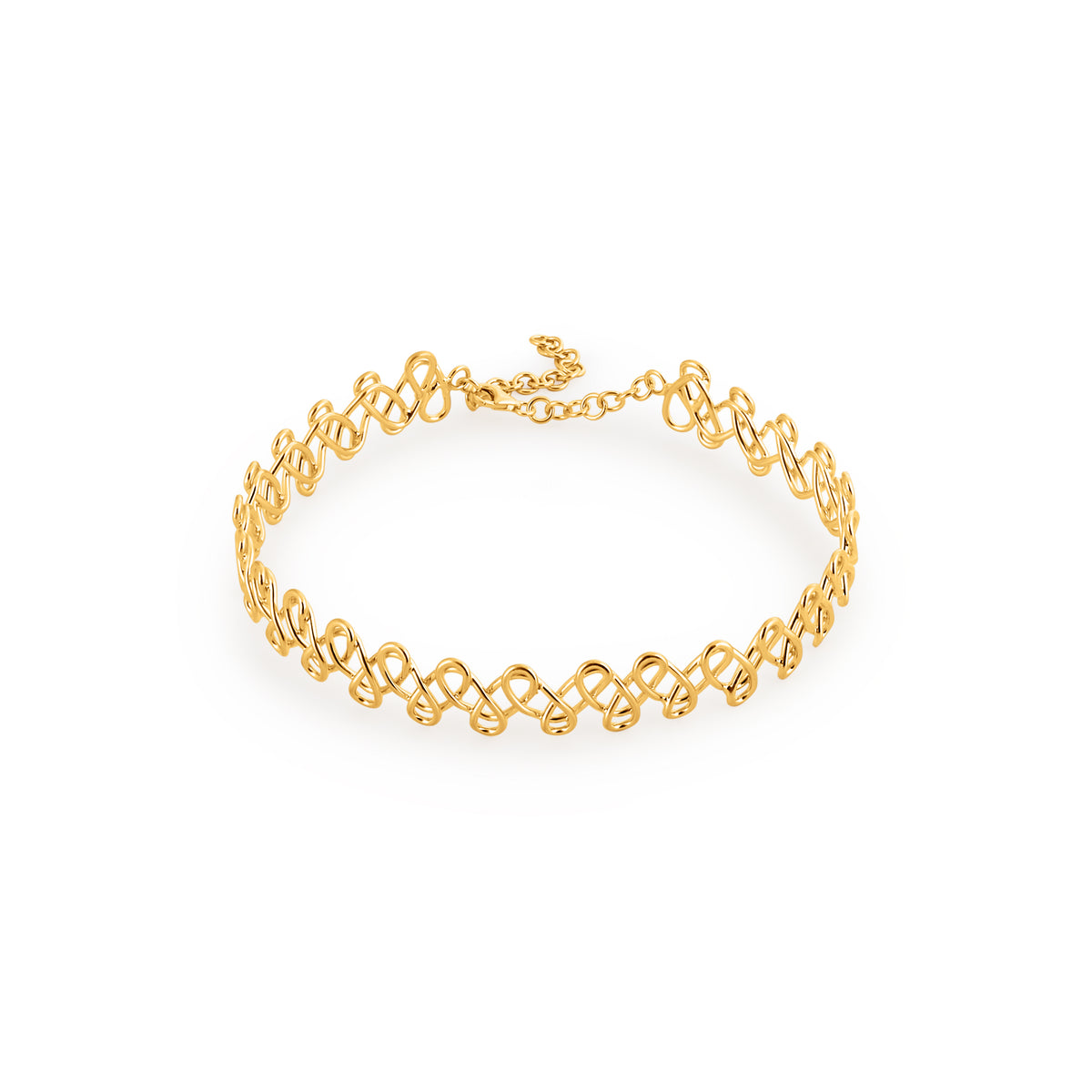 TATTOO CHOKER gold plated