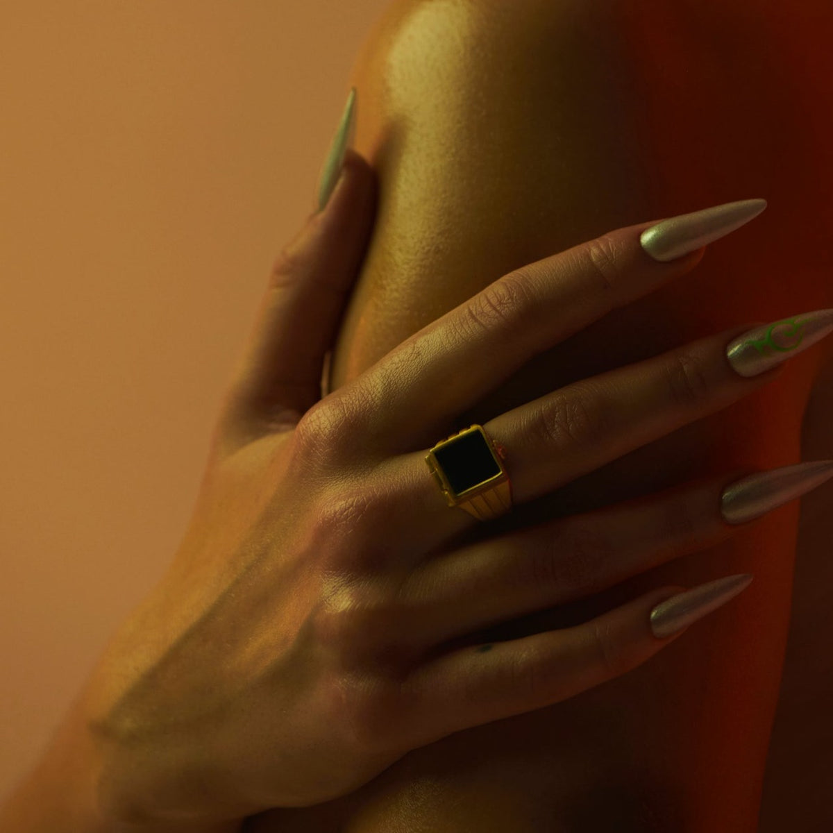 SECRET SAFE RING gold plated