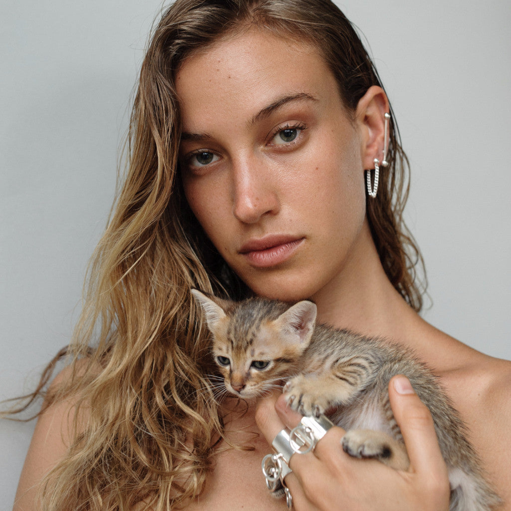 VIKA jewels ring silber recycling recycled sterling silver schmuck handgemacht bali Kombination knocker fashion statement jewel jewelry jewellery