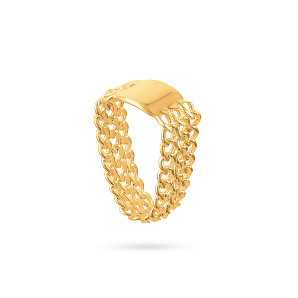 CHAIN RING triple gold plated