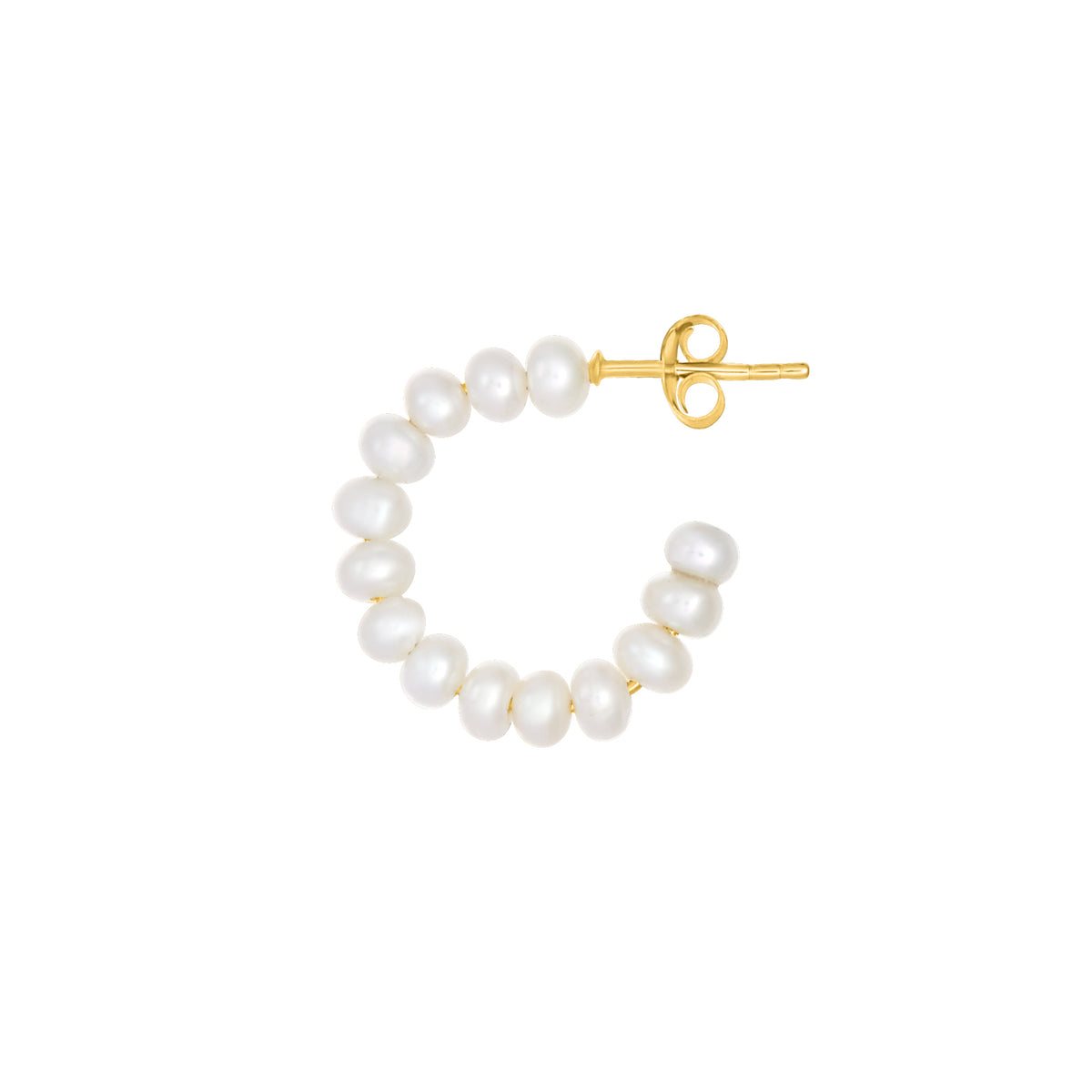 VIKA jewels pearl earrings statement Ohrringe handmade Bali recycled recycling sterling silver silber hoops fashion jewellery jewelry gold plated vergoldet 18 Karat carat