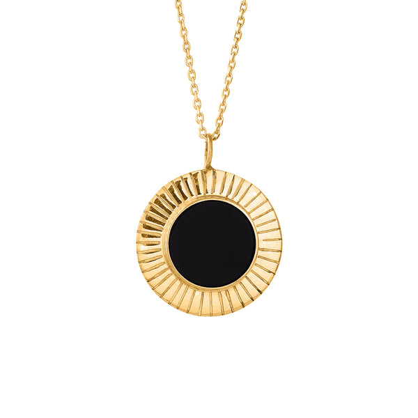 VIKA jewels 24 carat karat gold plated vergoldet pendant sonne unisex sun tag Necklace chain Kette Halskette Gliederkette Pearl Perlen Sterling Silber Silver Handgemacht handmade Bali recycled