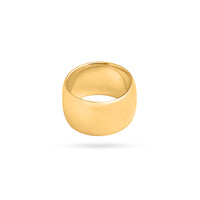 WIDE SIMPLE RING gold plated-Ring-VIKA Jewels