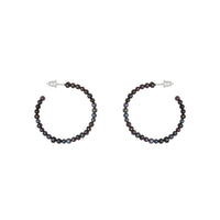 VIKA jewels pearl earrings statement Ohrringe handmade Bali recycled recycling sterling silver silber hoops fashion jewellery jewelry