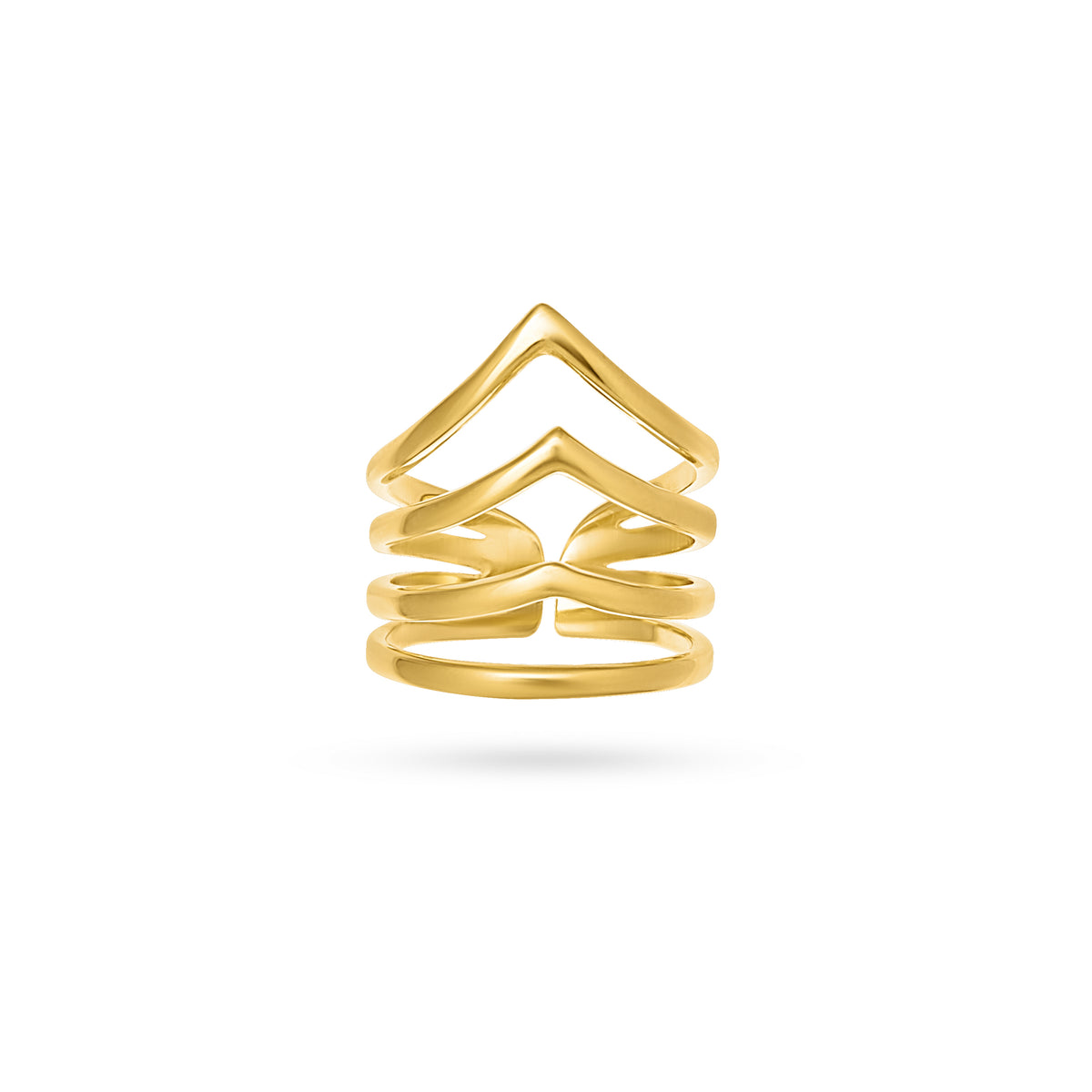 VIKA jewels voyage extraordinaire collection vent ring recycled sterling silver silber handmade bali sustainable ethical nachhaltig schmuck midi 18 carat Karat Gold vergoldet