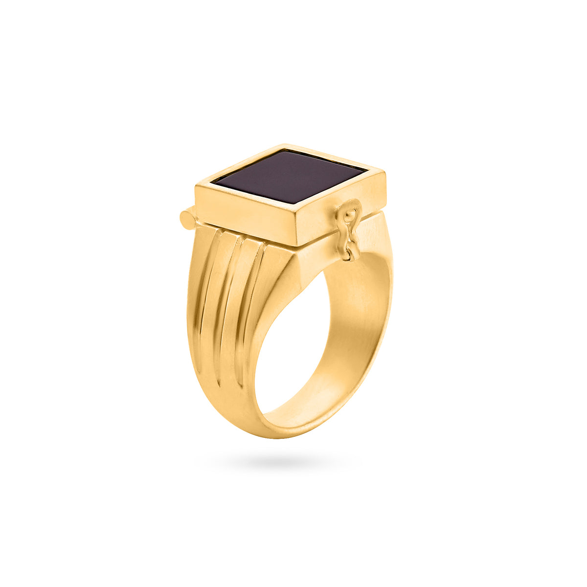 SECRET SAFE RING gold plated